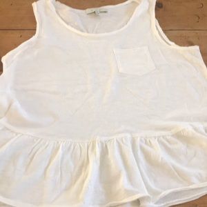 NWOT super cute white top from Antropologie